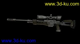 3D打印模型阻击步枪简模的图片