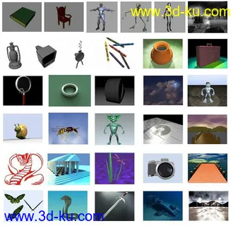 maya模型集合,有用的拿去.啥都不说啦!的图片