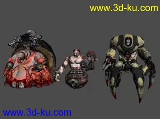 次世代游戏雷神之锤4模型资源第一弹的图片