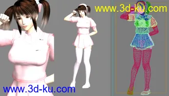 os2漂亮女护士模型的图片