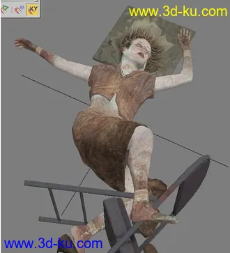 3D打印模型[杀人犯]中刚开始的女尸的图片