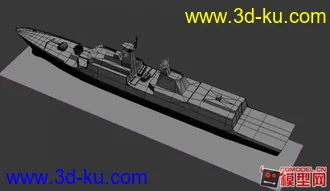 3D打印模型护卫舰的图片