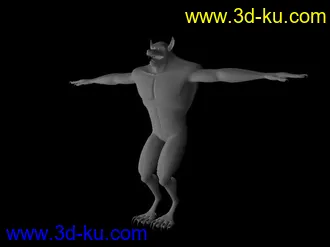 3D打印模型人狼的图片