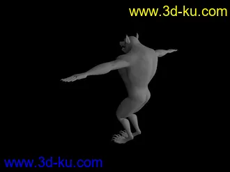 3D打印模型人狼的图片