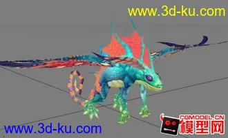 3D打印模型金龙宝宝的图片