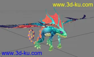 3D打印模型金龙宝宝的图片