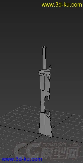 3D打印模型100％原创游戏作品 骷髅 战士的图片