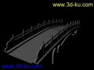 3D打印模型古桥 大家共享的图片