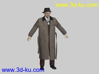 3D打印模型游戏中的外国老头的图片