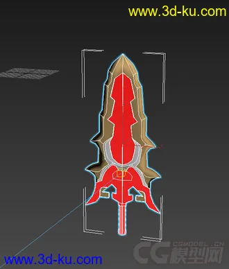 3D打印模型做了一把剑 大家来评评的图片