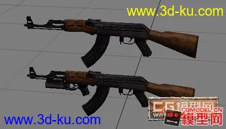 3D打印模型《战地１９４２》AK47的图片
