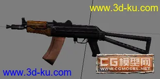3D打印模型《战地１９４２》AKS-47U冲锋枪的图片