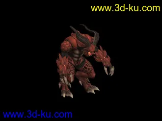 3D打印模型怪物一头的图片