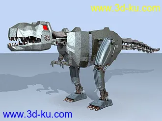 3D打印模型maya8.5 机械恐龙,拿去练手吧的图片