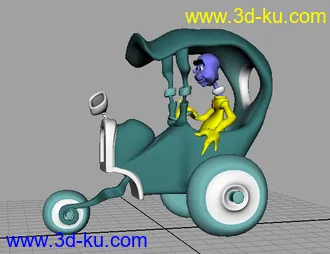 3D打印模型机械小车人!    造型奇特!    大家来看看!的图片
