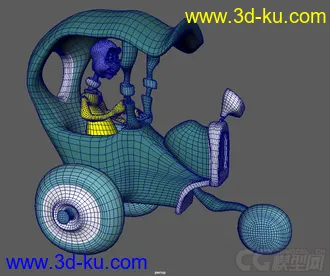 3D打印模型机械小车人!    造型奇特!    大家来看看!的图片