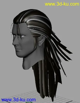 3D打印模型牛 牛 牛 全NURBS面人头(精细啊)来看啊!的图片