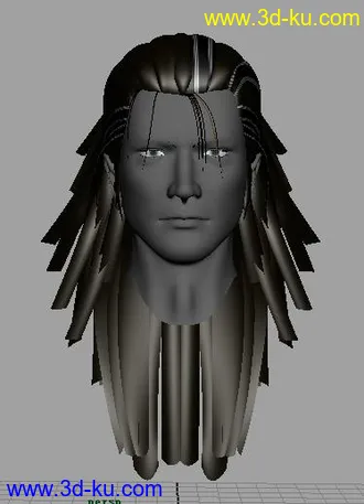 3D打印模型牛 牛 牛 全NURBS面人头(精细啊)来看啊!的图片