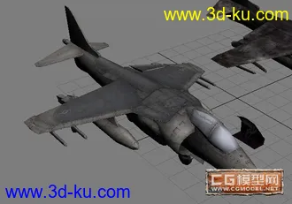 3D打印模型《战地１９４２》鹞式战机的图片