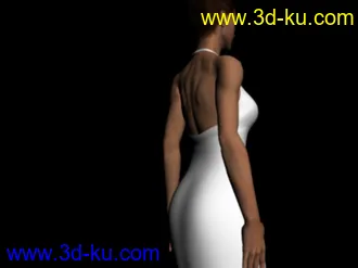 3D打印模型衣服和身体独立的女模(压缩包已上传)的图片