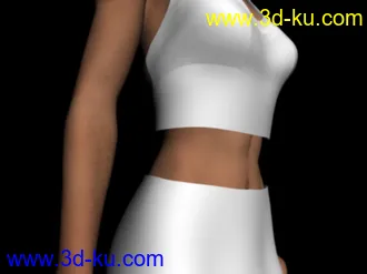 3D打印模型衣服和身体独立的女模(压缩包已上传)的图片
