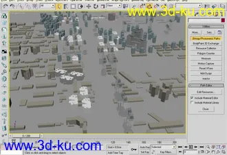 很实用!!!建筑动画必备的配景.楼贴图+模型的图片
