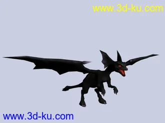 3D打印模型两个不同贴图的飞龙~~~的图片