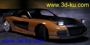 3D打印模型极品赛车(巴西渲染器)的图片