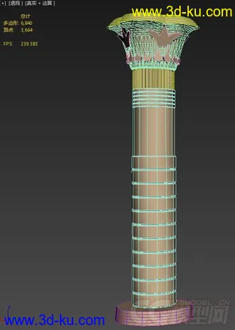 3D打印模型各种各样的柱子的图片