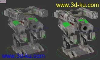 3D打印模型Xsi Asia大师班——两足机械人——max的图片