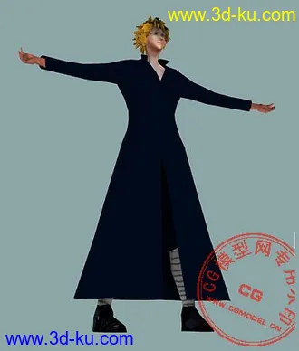 3D打印模型Bleach 男性 Kurosaki Ichigo(Zangetsu)(死神)的图片