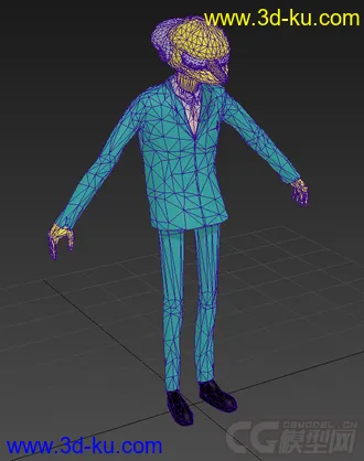 3D打印模型男性 河馬 辛普森 Mr. Burns的图片