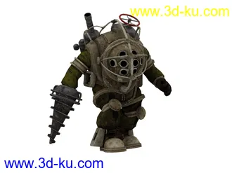 3D打印模型BioShock Big Daddy的图片
