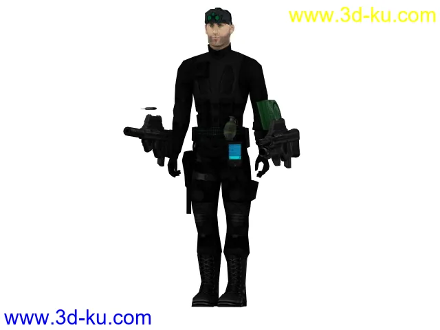 男性 Splinter cell pack模型的图片1