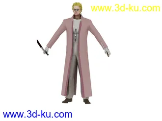 3D打印模型[Hellsing] 男性 Iscariot XIII Alexander Andersen的图片