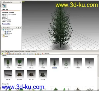 3D打印模型一套精品植物模的图片