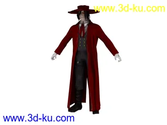 3D打印模型[Hellsing] 男性 Alucard的图片