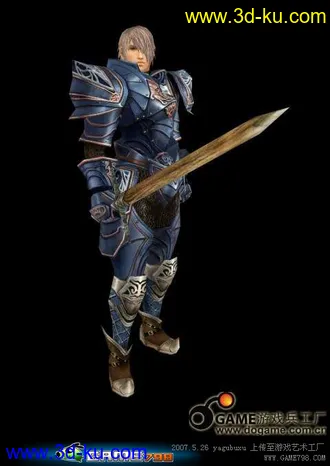 3D打印模型转发~~L2 人类 (男) 青狼套装的图片