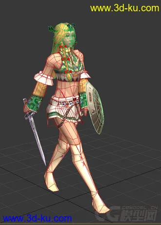 3D打印模型自己做的一角色带动画的.的图片