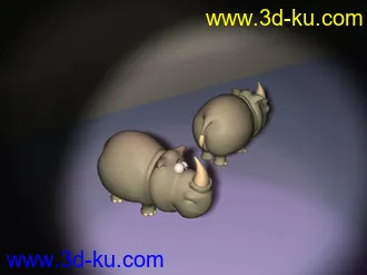 3D打印模型河马的图片