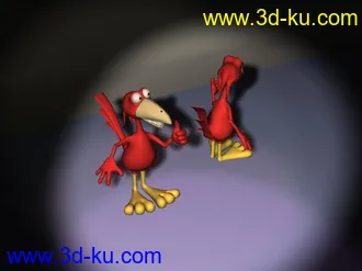 3D打印模型红鸟的图片