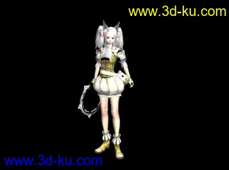 3D打印模型游戏小魔女的图片