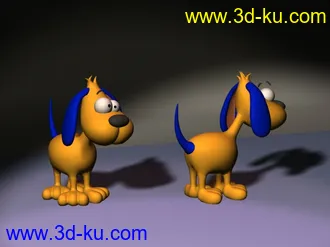 3D打印模型狗的图片