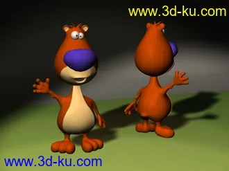 3D打印模型狗熊的图片