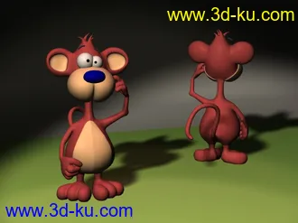 3D打印模型猴子的图片