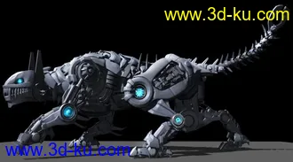 3D打印模型自己做的 【机械虎】的图片