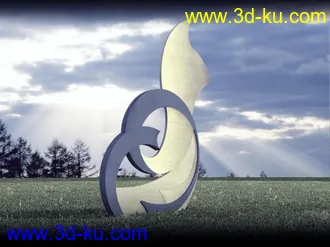 3D打印模型现代指示牌的图片