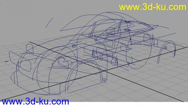 Nurbs做的汽车模型的图片2
