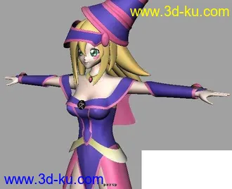 3D打印模型魔法少女的图片