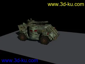 3D打印模型装甲车的图片